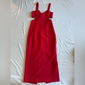 Zara Strapless Red Dress